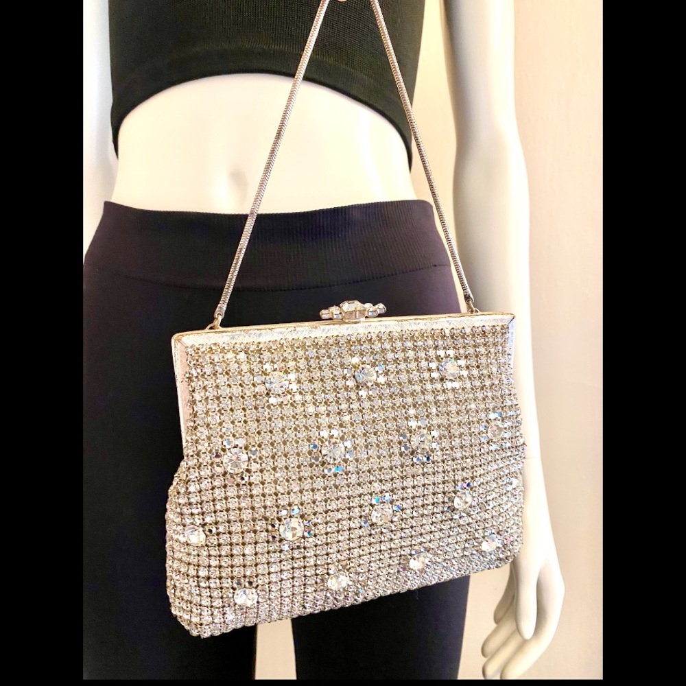 HARRY ROSENFELD - Vintage Rein-Stone Encrusted Dinner Purse
